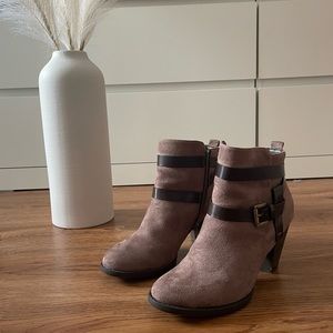 Suede Ankle Booties